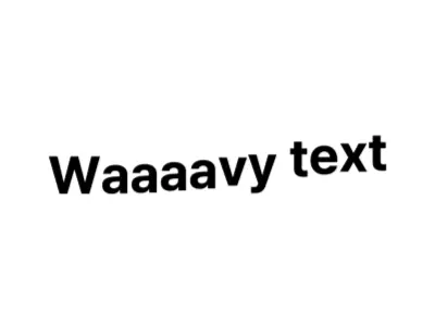 Wavy Text